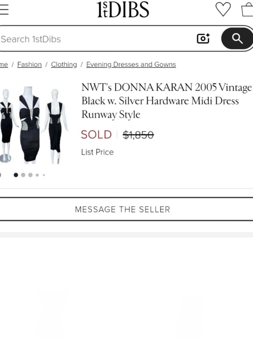 Donna Karan Collection Dress | Runway 2005, Union Tag, RARE! - Picture 5 of 14
